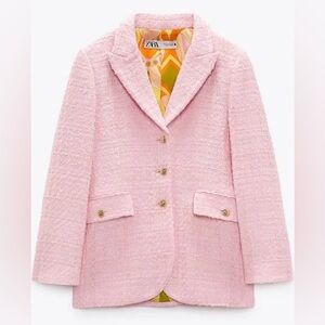 TEXTURED TAILORED BLAZER